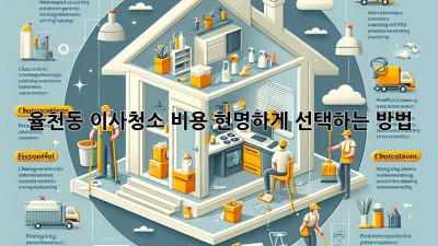 율천동 이사청소 비용, 현명하게 선택하는 방법